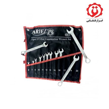 خرید اینترنتی سری آچارهای یکسر رینگی 12 عددی آریل مدل ARAY1201