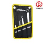 آچار دوسر رینگی ستاره ای 4 عددی تاپکس مدل YP-TP-S400SET
