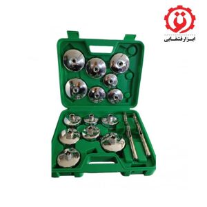 کیت فیلتر روغن فلزی 17 عددی جی تولز از ابزار قشقائی
