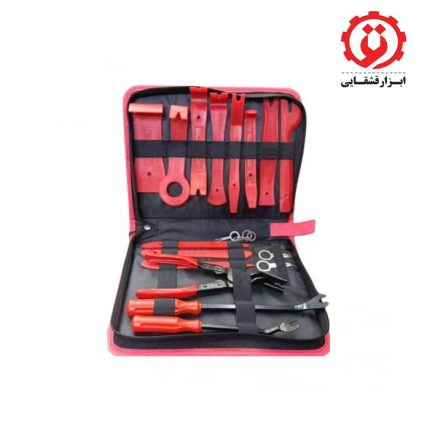 کیت خارکش رودری و داشبورد و پنل درار 19 عددی جی تولز از ابزار قشقائی