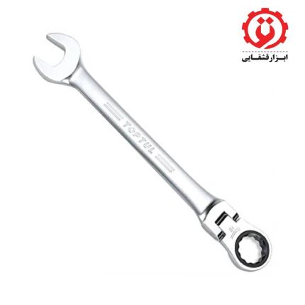 آچار یک سر تخت یک سر رینگ جغجغه سر لولایی تاشو تاپ تول مدل AOAH1414